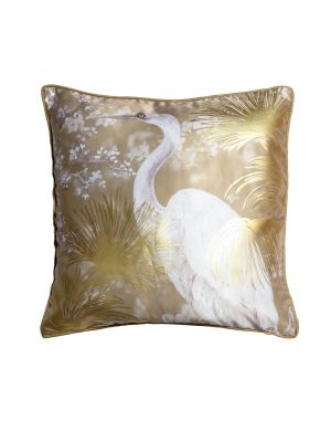 005436 Crane gold Cushion & Pillow