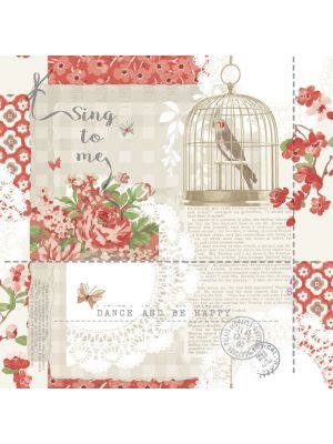 671300 OPTIONS 2 - Sing to me Red (Arthouse Tapete - Tapetedecor) 