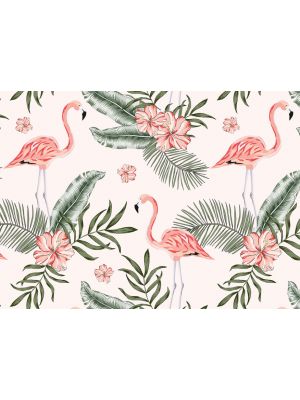14-DD118580 Tropical Flamingo Fototapeta flis 350×255 cm