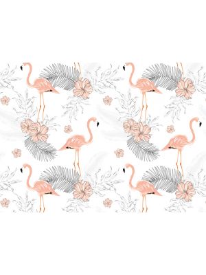 15-DD118582 Tropical Flamingo 2 Fototapeta flis 350×255 cm