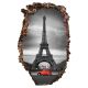 C-521 PARIS SPOT (3D Stenske nalepke - Tapetedecor)