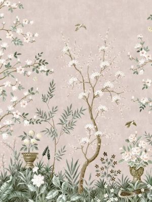 9587W Magnolia Garden 294/270 cm Mural Tapetedekor 
