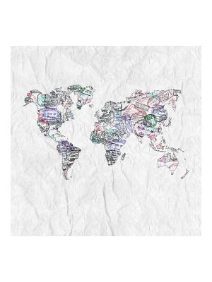 F-1177 Passport World map
